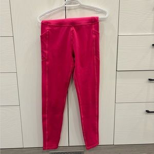 Figs leggings: shocking pink; size S